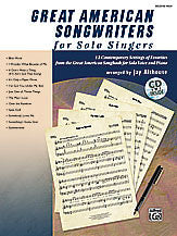 Great American Songwriters for Solo Singers 00-31235   upc 038081340050