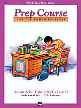 Alfred's Basic Piano Prep Course: Activity & Ear Training Book D 00-3127   upc 038081014265