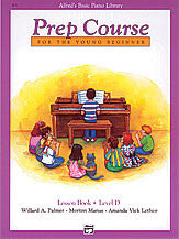 Alfred's Basic Piano Prep Course: Lesson Book D 00-3131   upc 038081001401