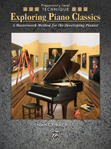 Exploring Piano Classics Technique, Preparatory Level 00-31347   upc 038081334905