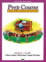Alfred's Basic Piano Prep Course: Solo Book D 00-3138   upc 038081017419
