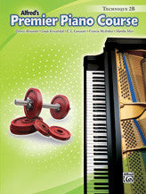 Premier Piano Course: Technique Book 2B 00-32177   upc 038081352787