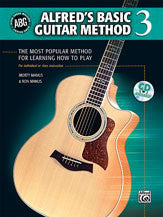 Alfred's Basic Guitar Method 3 00-33308   upc 038081309286