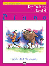 Alfred's Basic Piano Course: Ear Training Book 4 00-6199   upc 038081010465