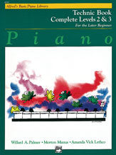 Alfred's Basic Piano Course: Technic Book Complete 2 & 3 00-6241   upc 038081018959