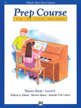 Alfred's Basic Piano Prep Course: Theory Book E 00-6297   upc 038081013237