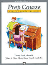 Alfred's Basic Piano Prep Course: Theory Book F 00-6298   upc 038081013244