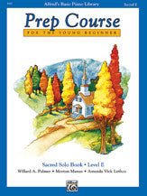 Alfred's Basic Piano Prep Course: Sacred Solo Book E 00-6421   upc 038081052823