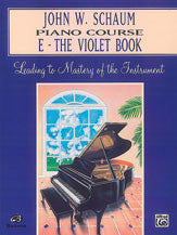 John W. Schaum Piano Course, E: The Violet Book 00-EL00170A   upc 029156191110