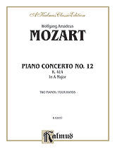 Piano Concerto No. 12 in A Major, K. 414 00-K02037   upc 029156919929