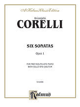 Six Sonatas, Op. 1 00-K02086   upc 654979002147