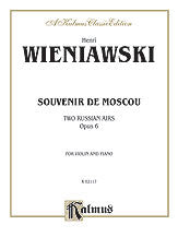 Souvenir de Moscou (Two Russian Airs), Op. 6 00-K02117   upc 654979196150