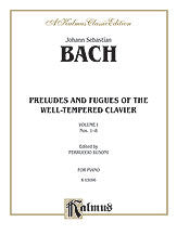 The Well-Tempered Clavier, Book 1, Nos. 1-8 00-K03096   upc 029156133295