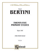 Twenty-five Primary Etudes, Op. 166 00-K03216   upc 654979049913