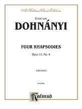 Rhapsody, Op. 11, No. 4 00-K03409   upc 654979027683