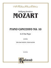 Piano Concerto No. 10 in E-Flat Major for Two Pianos, K. 365 00-K03702   upc 029156217841