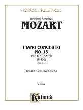 Piano Concerto No. 15 in B-Flat, K. 450 00-K03714   upc 029156955170