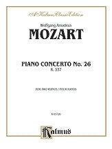 Piano Concerto No. 26 in D, K. 537 00-K03720   upc 029156678529