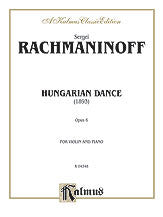 Hungarian Dance (Urtext) 00-K04348   upc 029156048636
