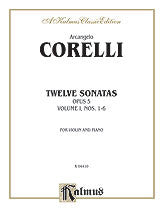 Twelve Sonatas, Op. 5, Volume I 00-K04410   upc 029156988437