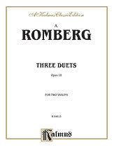 Three Duets, Op. 18 00-K04615   upc 654979052852