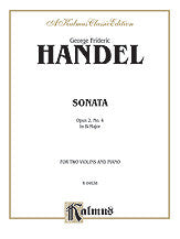 Handel Sonata Opus 2, No. 4 In B Major   upc 654979014669