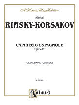 Capriccio Espagnole Piano Duet 00-K05296   upc 029156990966