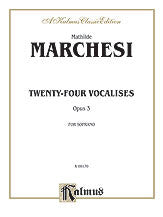 Twenty-four Vocalises for Soprano, Op. 3 00-K09170   upc 029156638004