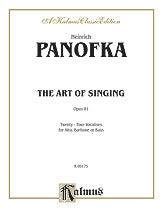 The Art of Singing; 24 Vocalises, Op. 81 00-K09175   upc 029156169614