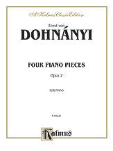Four Piano Pieces, Op. 2 00-K09221   upc 654979027508