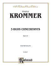 Three Duos Concertants, Op. 22 00-K09827   upc 654979060611