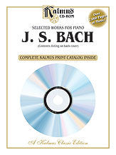 Selected Works for Piano: J. S. Bach 00-K09976   upc 038081308418