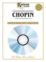 Selected Works for Piano: Chopin 00-K09985   upc 038081308654