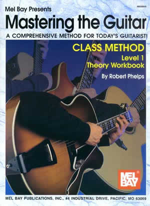 Mastering the Guitar Class Method Theory Workbook Level 1 20005   upc 796279080361