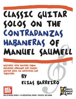 Classic Guitar Solos On The Contradanzas Habaneras 20275   upc 796279095433