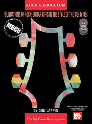 MBGU Foundations of Rock: Guitar Riffs in the Style of '80s & '90s 21000SET   upc 796279101134