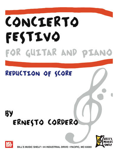 Concierto Festivo for Guitar and Piano 21462PGS   upc 796279102360