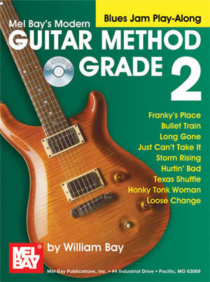 Modern Guitar Method Grade 2, Blues Jam Play-Along 21722BCD   upc 796279106627