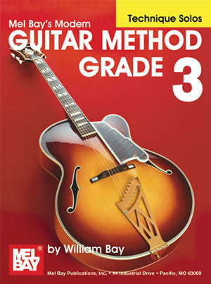 Modern Guitar Method Grade 3, Technique Solos 21791   upc 796279106900