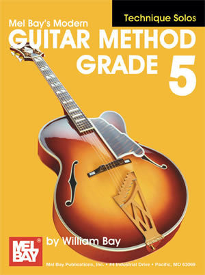 Modern Guitar Method Grade 5, Technique Solos 21794   upc 796279106870