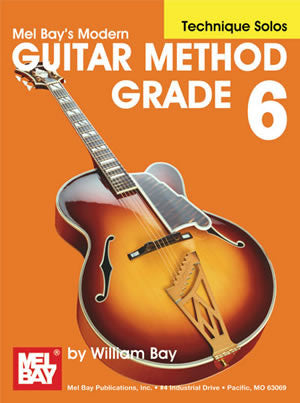 Modern Guitar Method Grade 6, Technique Solos 21795   upc 796279106887