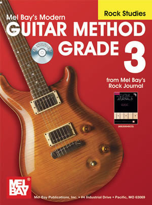 Modern Guitar Method Grade 3, Rock Studies 21796BCD   upc 796279106962