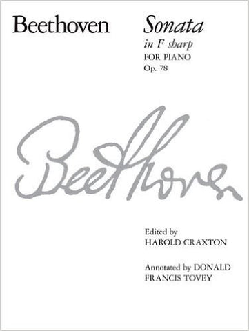 beethoven sonata in f sharp for piano op.78   upc 9781854720313