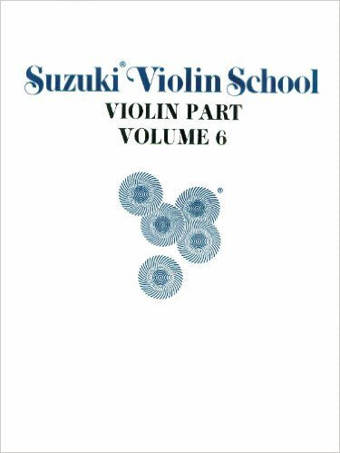 Suzuki Violin School Violin Part Vol 6   upc 029156119084