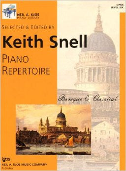 Piano Repertoire: Baroque/Classical Level 6 KJOS GP606   upc