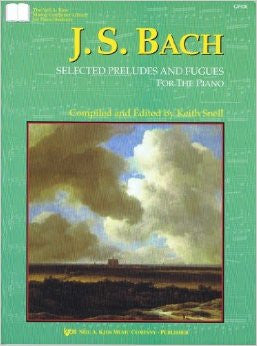 J.S. Bach Selected Preludes & Fugues For The Piano KJOS GP428   upc