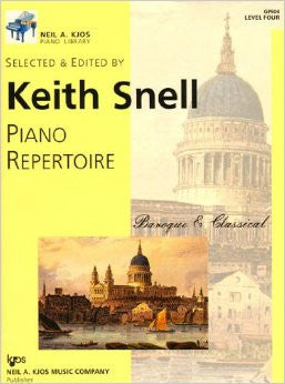Piano Repertoire: Baroque/Classical Level 4 KJOS GP604   upc