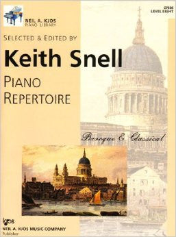 Piano Repertoire: Baroque/Classical Level 8 KJOS GP608   upc