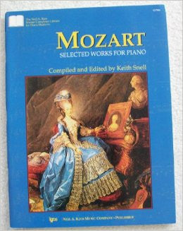 Mozart Selected Works For Piano KJOS GP394   upc