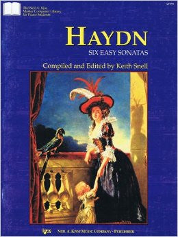 Haydn Six Easy Sonatas KJOS GP395   upc